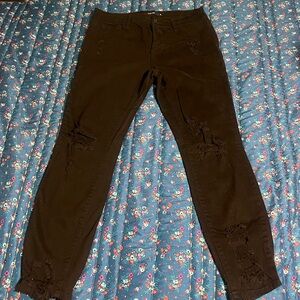 Cello black ripped skinny jeans